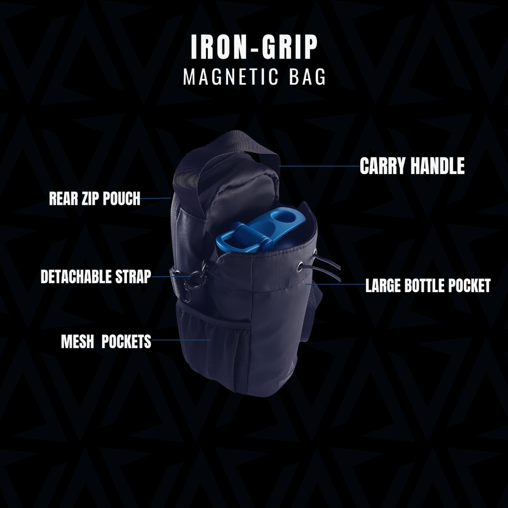 Iron-Grip Magnetic Gym Bag