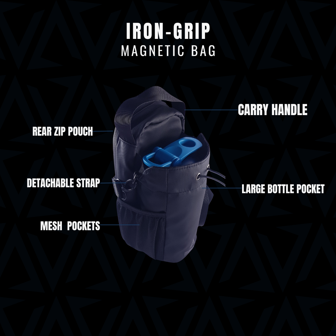 Iron-Grip Magnetic Gym Bag